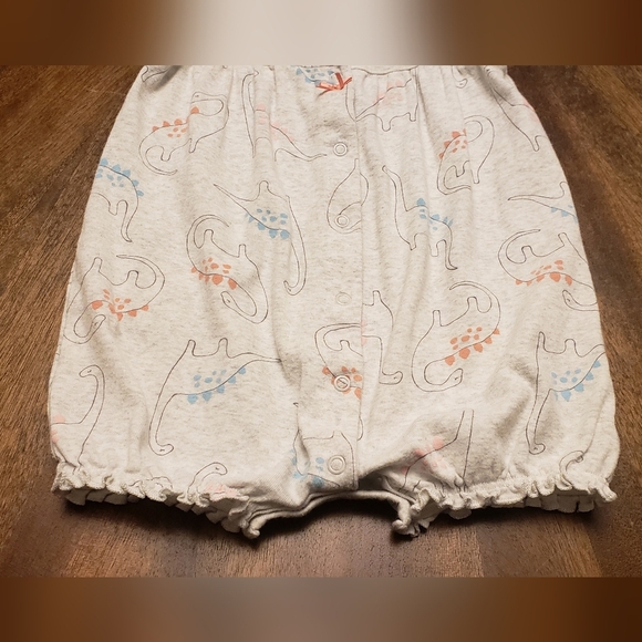 Simple Joys By Carters 3 Piece Romper Set Peach, Gray, and White Size 24 Months - Picture 10 of 15